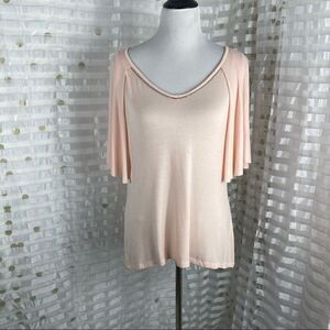 Juicy Couture Rhinestone Adorned Lt Pink Top